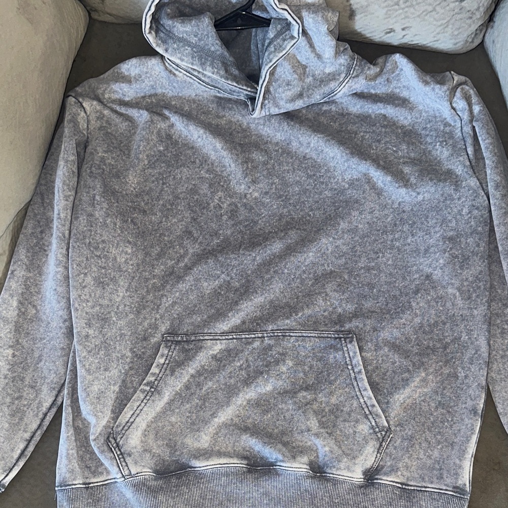 Gray Hooded Sweatshirt